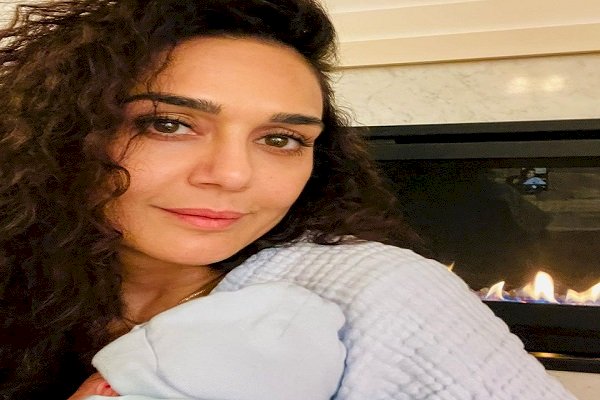 Preity Zinta is loving 'burp cloths, diapers and babies'