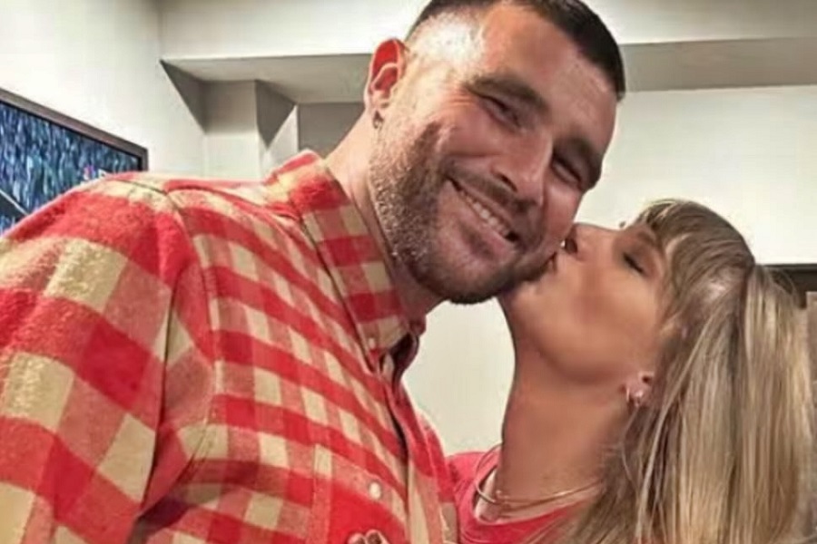 Taylor Swift, Travis Kelce step out holding hands for fancy date