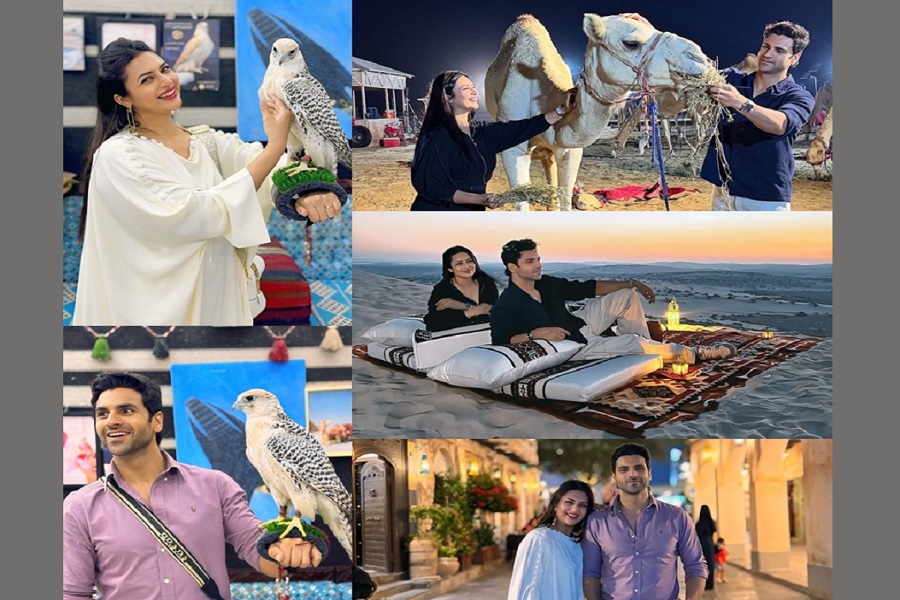 Divyanka Tripathi, Vivek Dahiya share a peek into their holiday in Doha