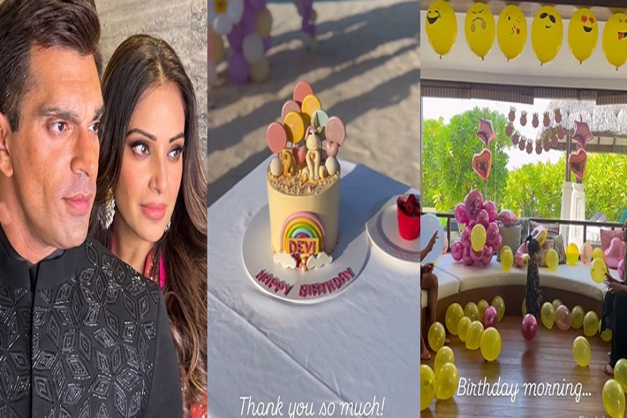 Karan Singh Grover offers glimpse into daughter Devi’s unicorn-themed birthday cake