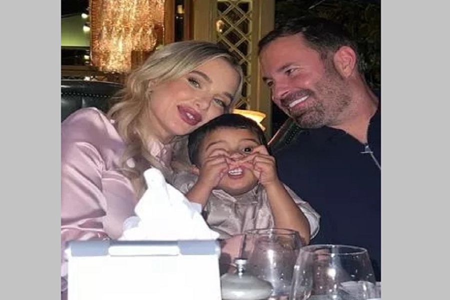 Helen Flanagan's boyfriend Robbie bonds with her kids in birthday pictures