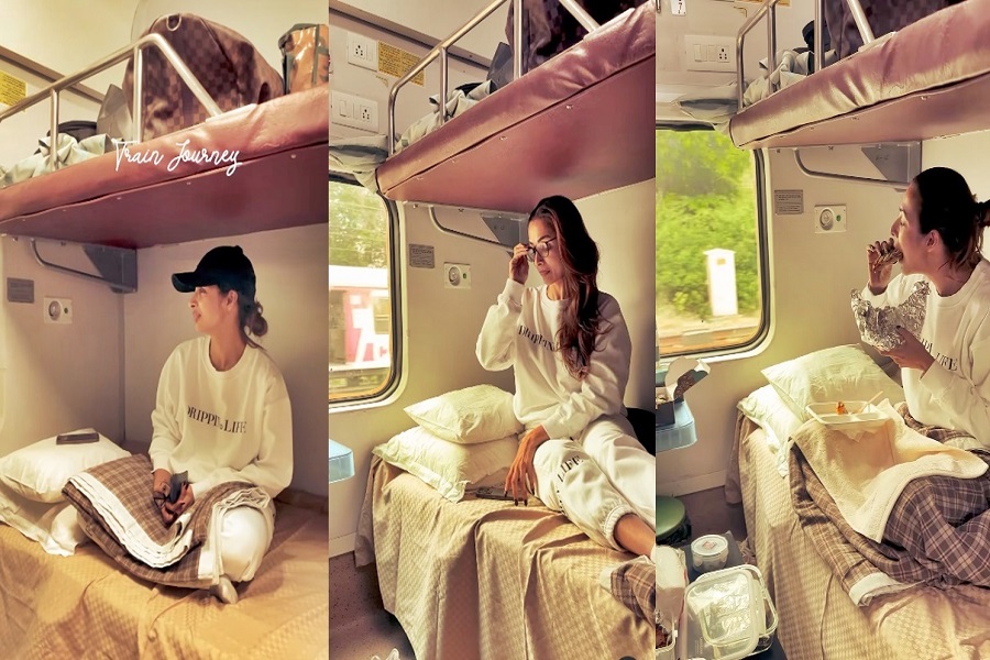 Malaika Arora is living her best life on a moving train