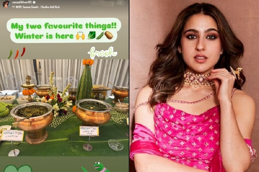 Sara Ali Khan’s winter favourites are undhiyu, sarso ka saag