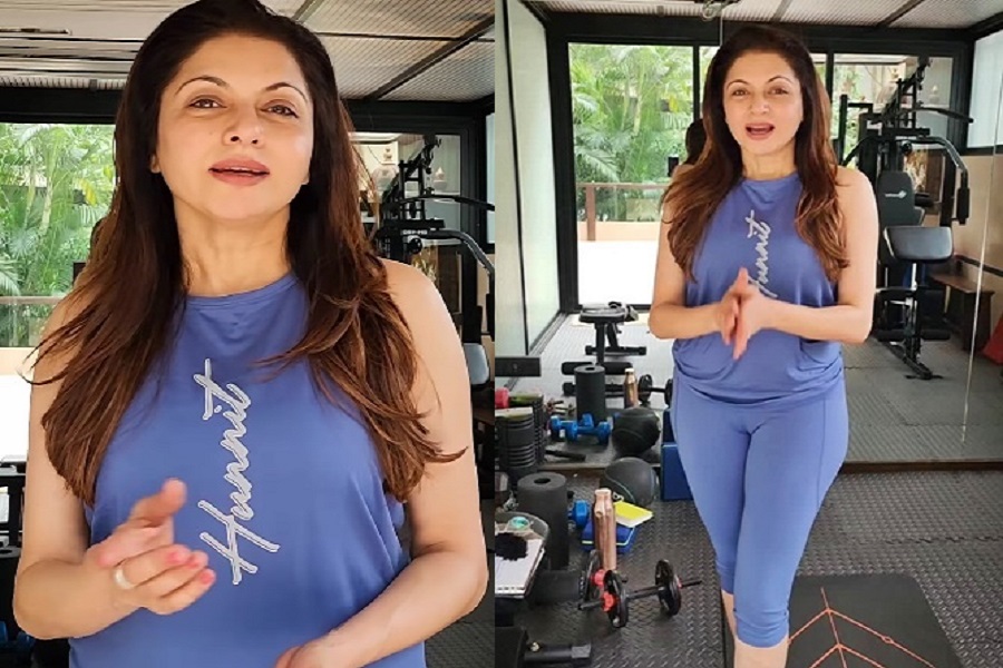 Bhagyashree turns fitness coach, talks about benefits of ‘crab walk’