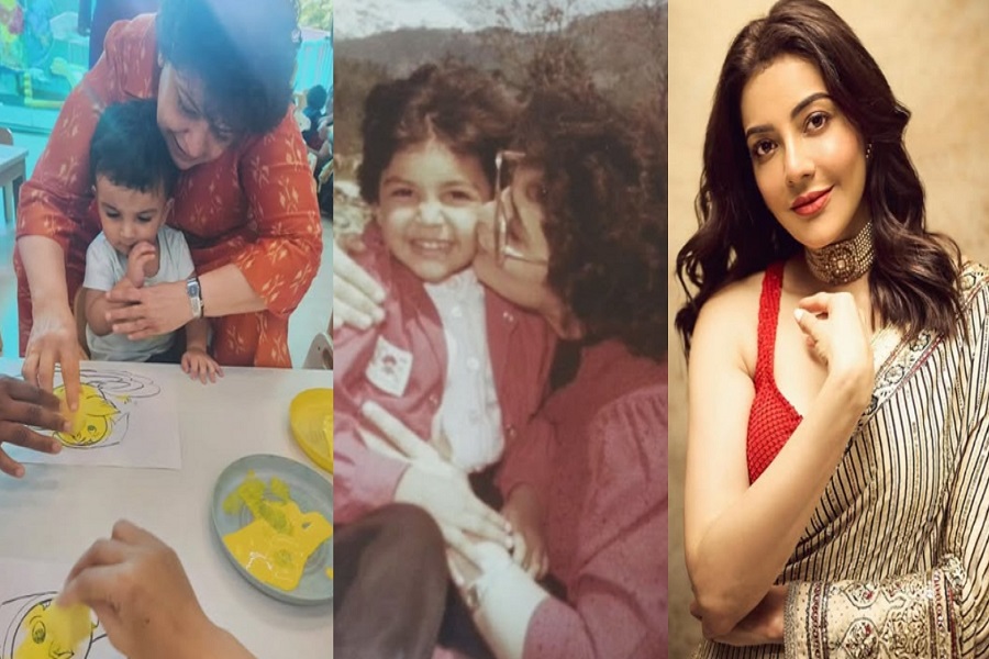 Kajal Aggarwal relives her childhood memories on her mother's birthday