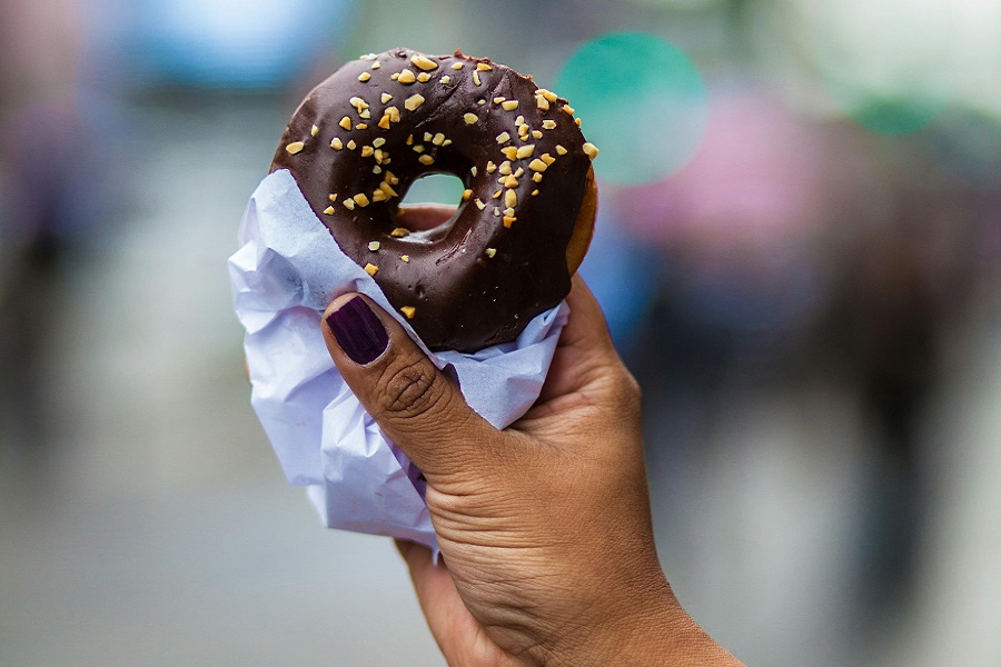 Delicious Chocolate Donuts : A Sweet Delight