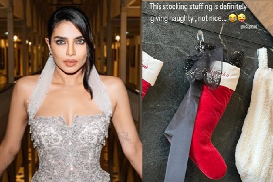 Priyanka Chopra celebrates Christmas with ‘naughty’ stocking