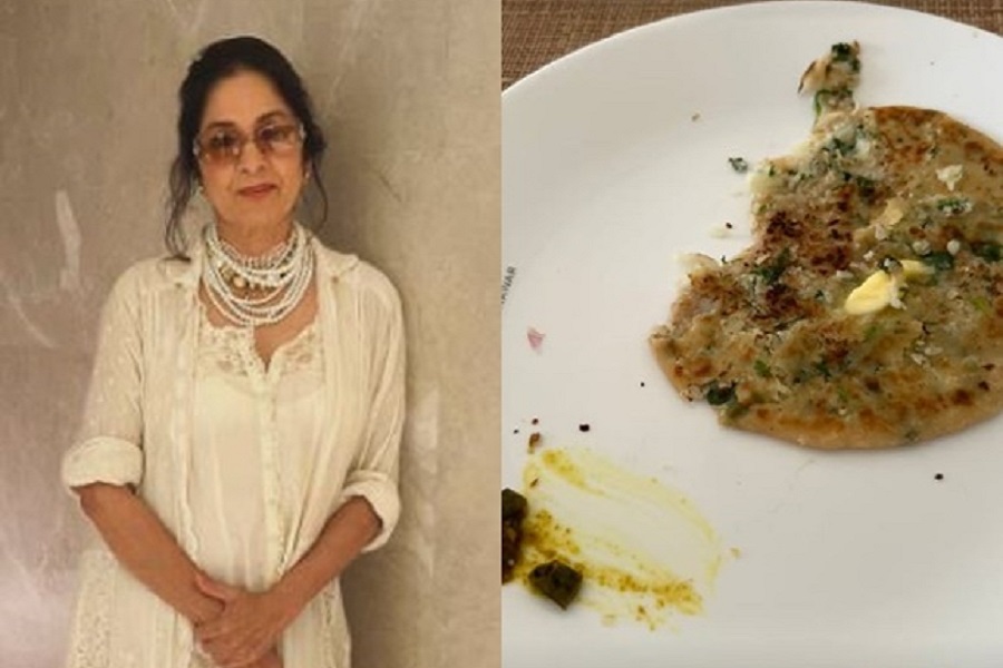 Neena Gupta’s ‘good morning’ includes onion paratha with lots of butter