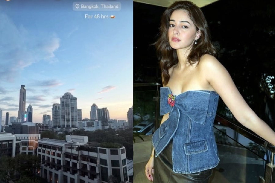 Ananya Panday flies to Bangkok for a short stay