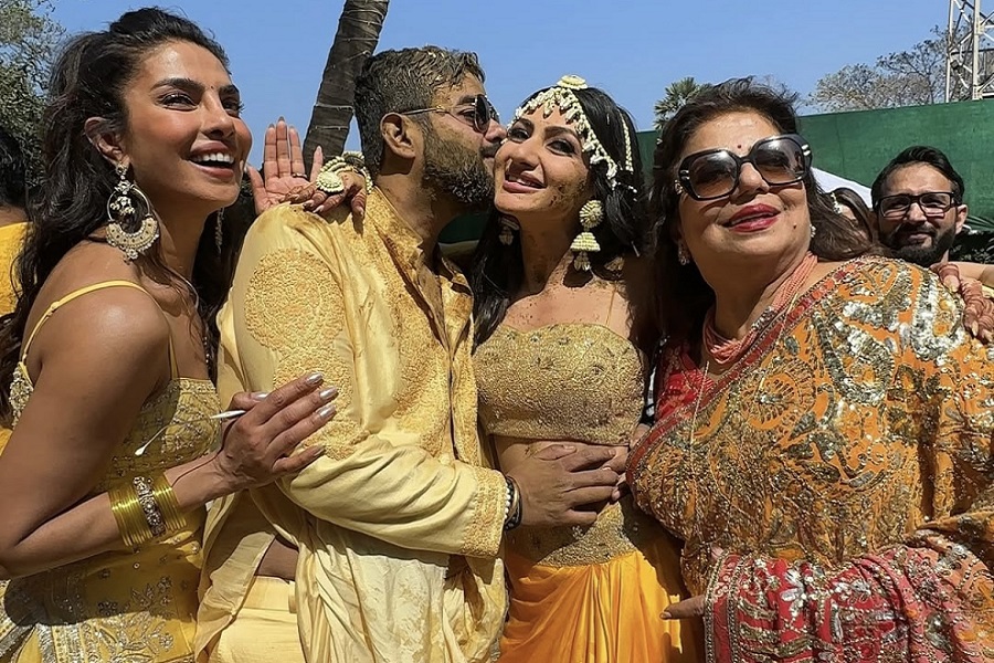 Priyanka shares pictures from haldi ceremony of her brother Siddharth