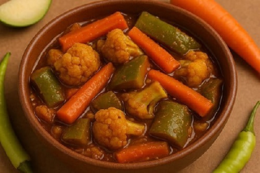 Mix Veg Achaar Recipe: A Tangy Indian Pickle Bursting with Flavors
