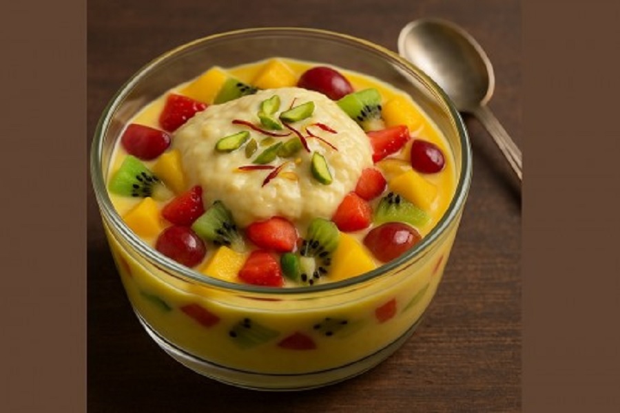Rabdi Fruit Custard Recipe: A Rich & Refreshing Fusion Dessert