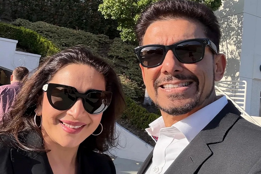 Madhuri Dixit attends son Arin's graduation with husband Dr Nene