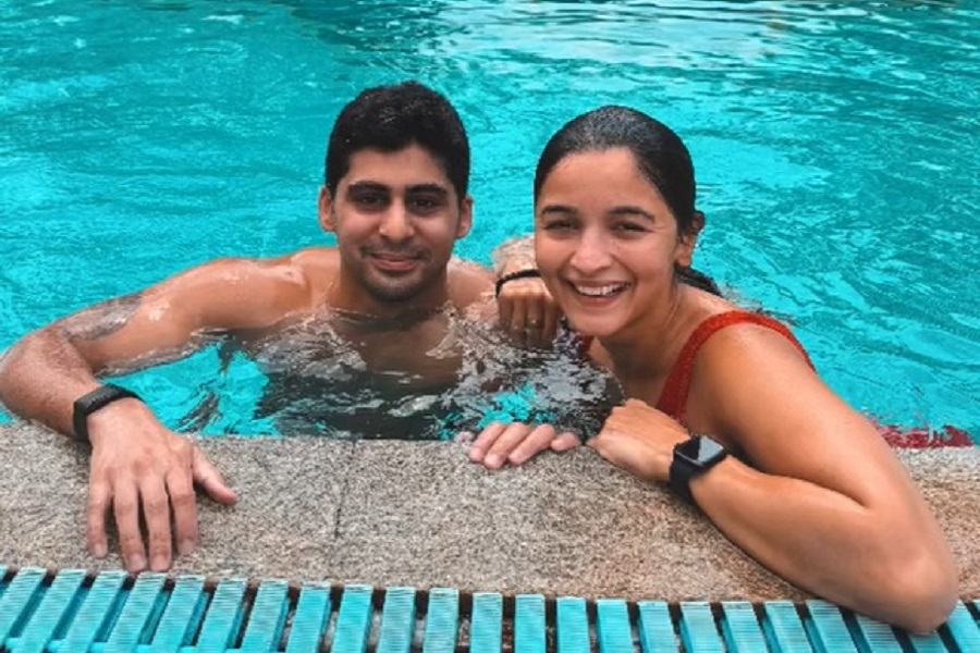 Alia Bhatt shares a glimpse from her 'pool boot camp'