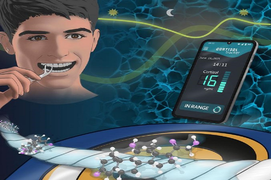 Researchers develop dental floss that can gauge stress