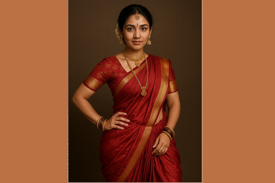 The Regal Charm of the Nauvari Saree: A Timeless Maharashtrian Statement