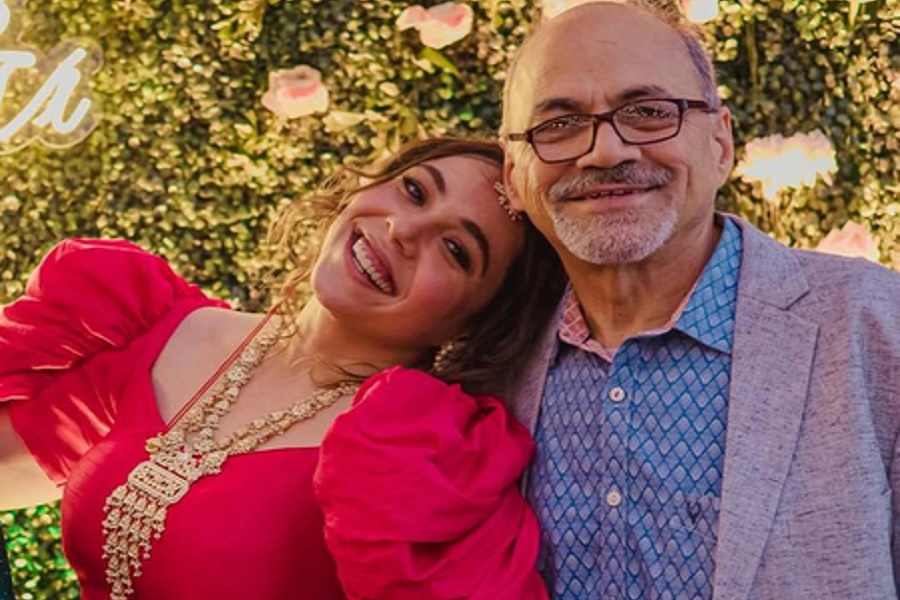 Maanvi Gagroo gives a very special gift to her father this Father's Day