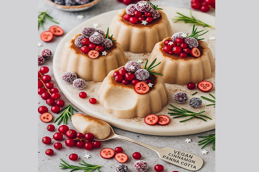 Vegan Cinnamon Panna Cotta Delight