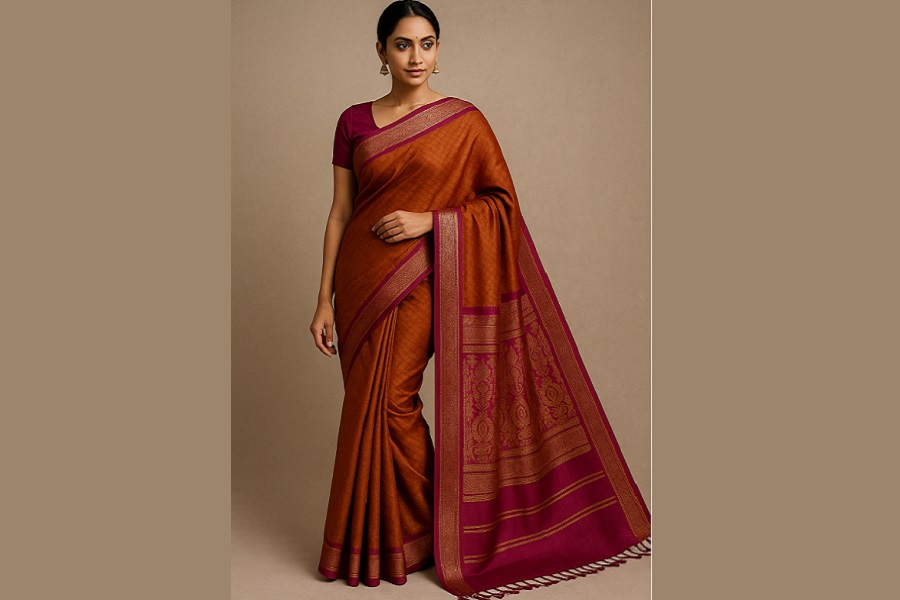 Elegant in Kanjivaram Saree