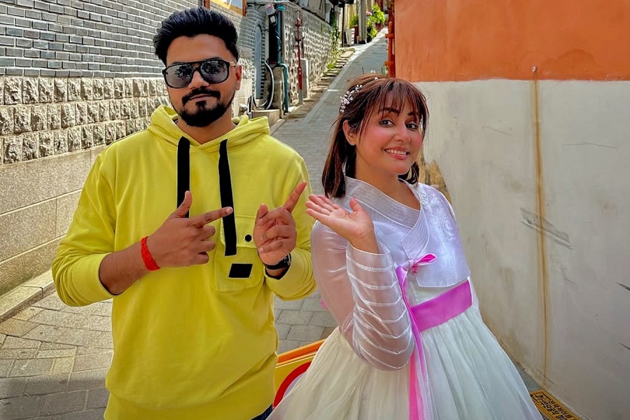 Rocky Jaiswal wishes 'Happy Friendship Day' to his queen Hina Khan who rules his whole life