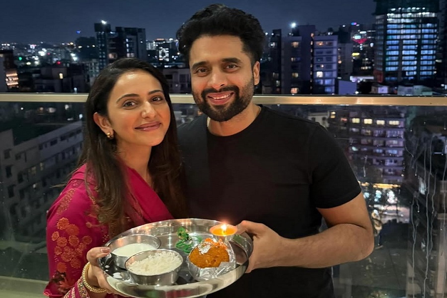 Rakul Preet Singh celebrates her first Kajari Teej with mother-in-law
