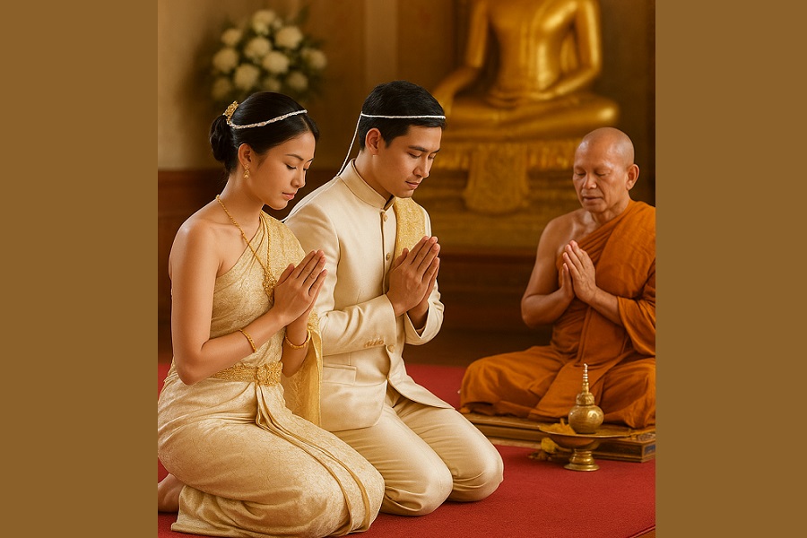 The Serenity of a Buddhist Wedding: A Union of Love and Mindfulness