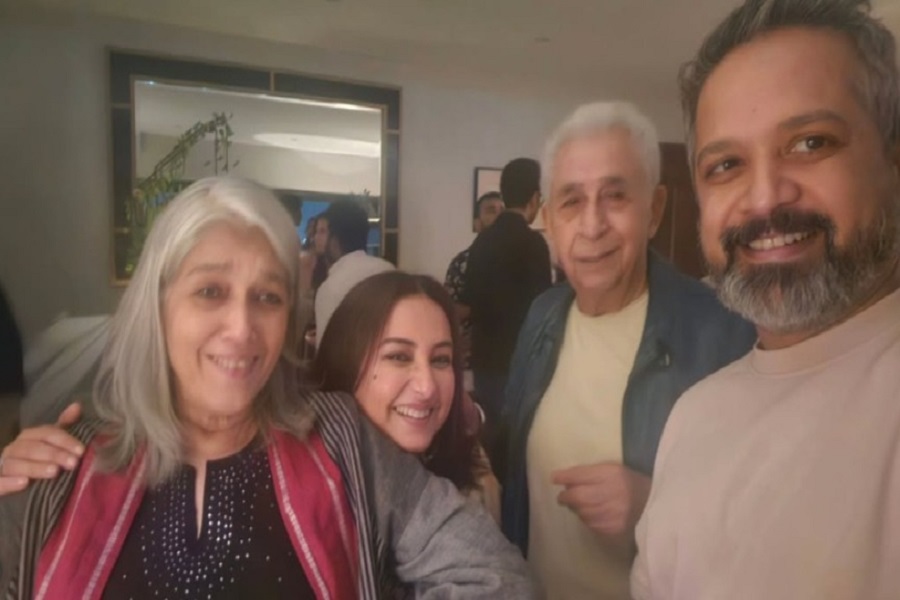 Divya Dutta shares memories from a beautiful evening with Naseeruddin Shah and Ratna Pathak
