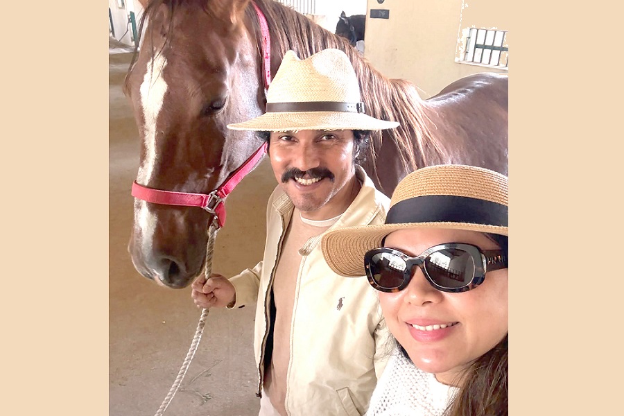 Randeep Hooda, wife Lin Laishram ring in Christmas surrounded by nature