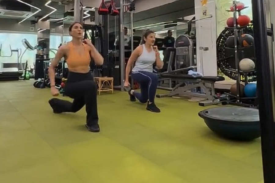 Vaani Kapoor is 'back on pace' with an intense workout session