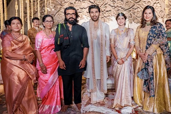 Ram Charan wishes newly weds Allu Sirish, Nayanika Reddy a ‘blessed journey together’