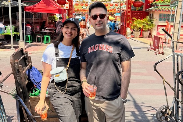 Parineeti Chopra & Raghav Chadha enjoy chill time in Chinatown during their family trip to Thailand