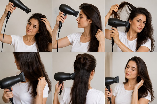 Hair Dryer Usage Tips: How to Dry Your Hair Safely for Shine, Volume & Less Damage