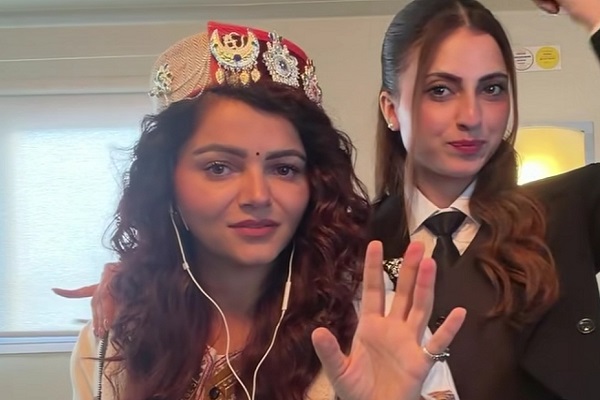 Rubina Dilaik proudly represents Himachali traditional attire in Cape Town ahead of ‘KKK 15’