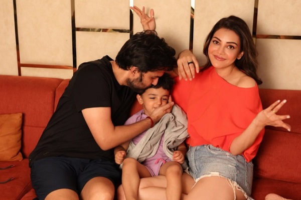 Kajal Aggarwal shares adorable Father’s Day moment as hubby Gautam kisses their son