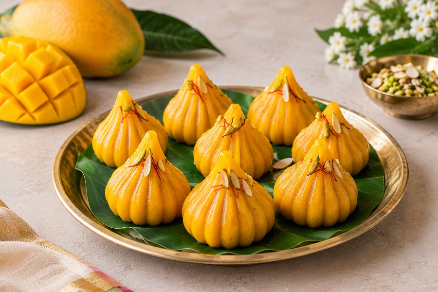 Mango Modak Recipe for Ganesh Chaturthi: Soft, Creamy and Festive Sweet