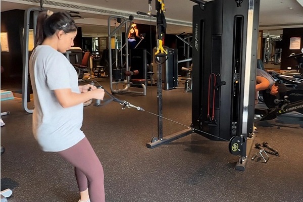 Samantha Ruth Prabhu performs seated cable rows in third trimester, says ‘please don’t make me get up’