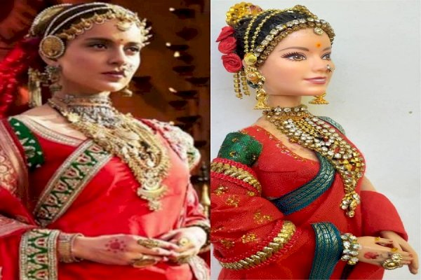 Kangana Ranaut's team shares photo of Manikarnika doll