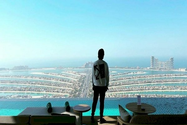 Allu Arjun savours the views of Dubai`s skyline