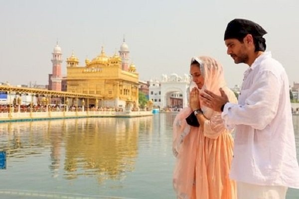 Angad, Neha Dhupia celebrate son's first birthday at Golden Temple