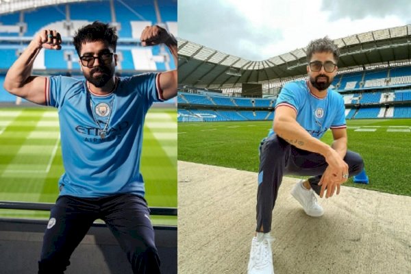 Harrdy Sandhu invited by Manchester City team for match