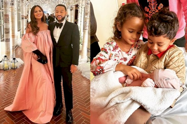 John Legend's wife Chrissy Teigen shares first pic of their baby daughter