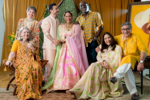 Neena Gupta, hubby Vivek Mehra, ex Viv Richards come together for Masaba's wedding