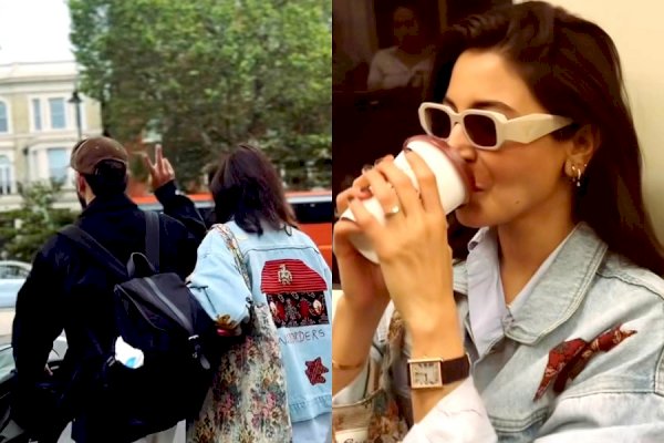 Virat turns cameraman for Anushka's London walk reel on Instagram