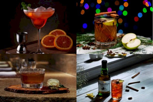 Add a festive touch to your celebrations with these DIY cocktail recipes