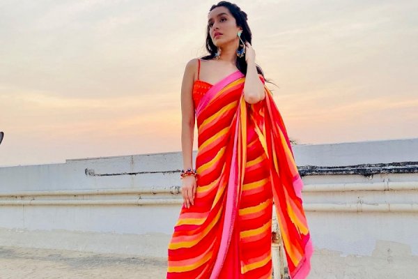 Shraddha Kapoor looks stunning in a saree, radiating poise