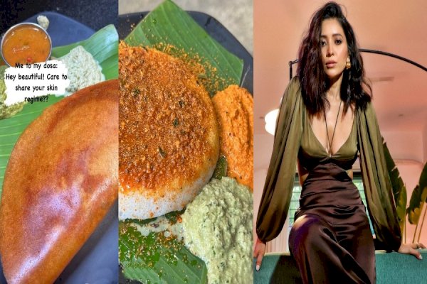 Asha Negi strikes up a conversation with her dosa: `Care to share your skin regime’