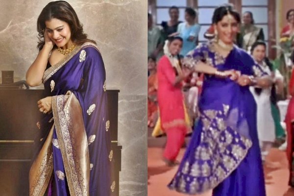 Kajol channels her inner Madhuri Dixit from 'Hum Aapke Hain Koun'