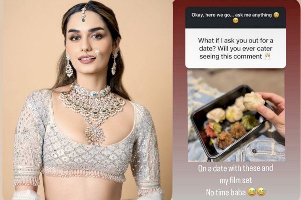 Manushi Chillar reveals her double dating adventure: Momos and workload