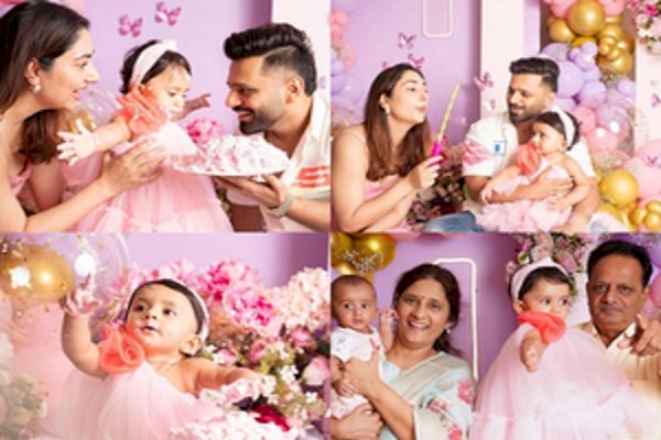 Rahul Vaidya-Disha Parmar shares special moments from their baby’s first birthday