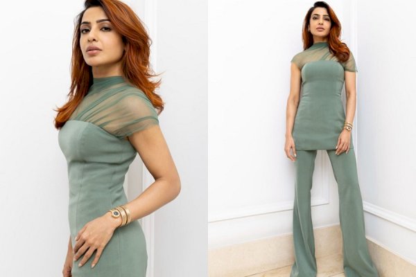 Samantha Ruth Prabhu showcases stylish pastel look while promoting 'Citadel: Honey Bunny'